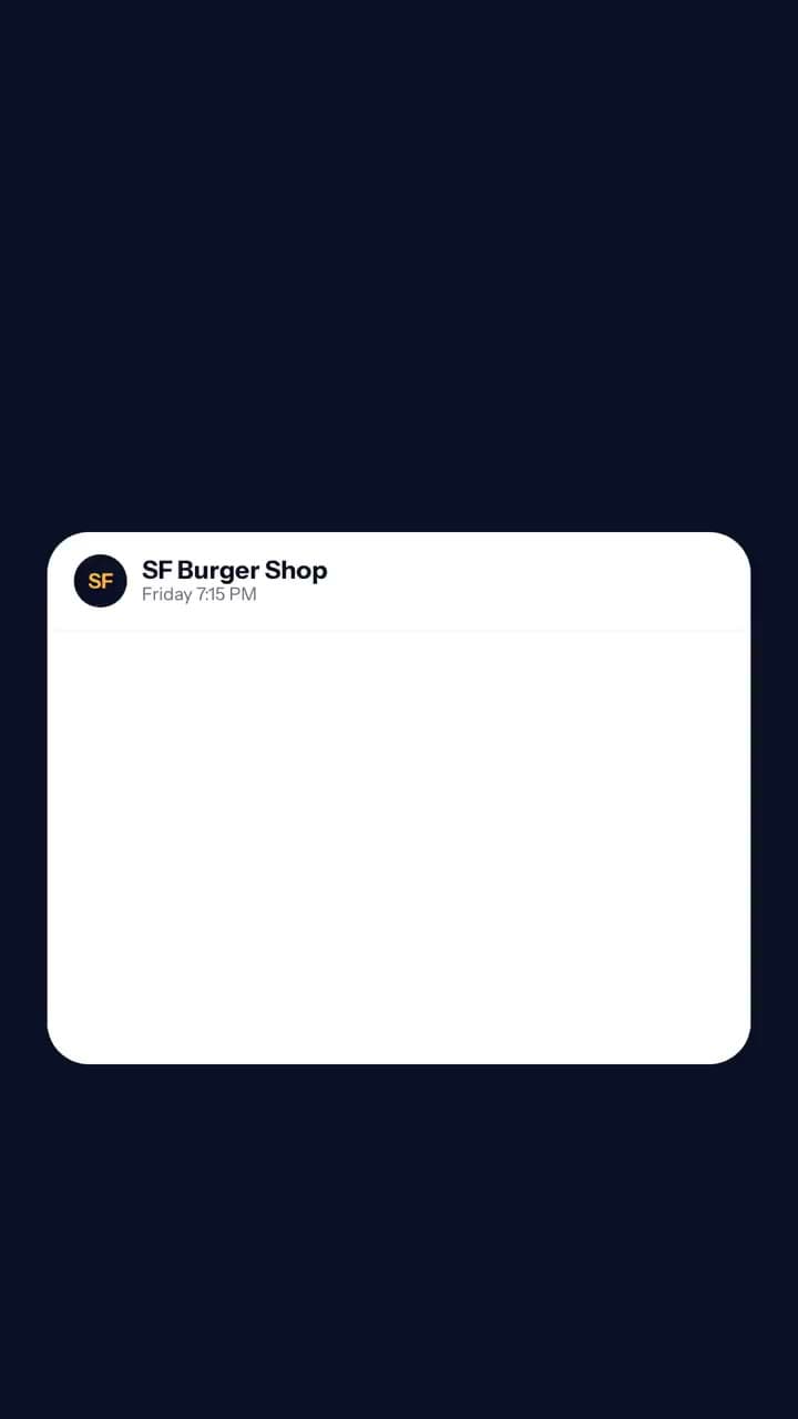 Video: a customer keeps messaging a restaurant and nobody answers.